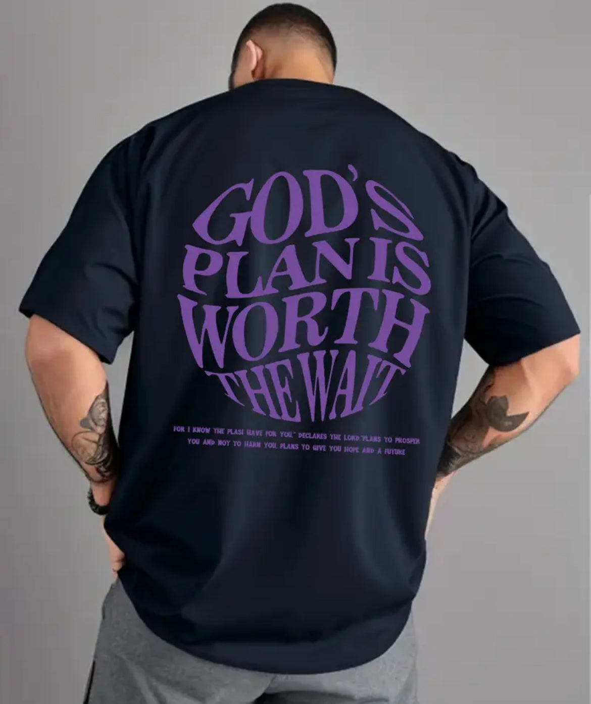 Men's Inspirational "God's Plan is Worth the Wait"