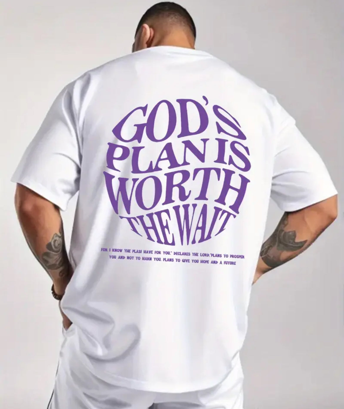 Men's Inspirational "God's Plan is Worth the Wait"