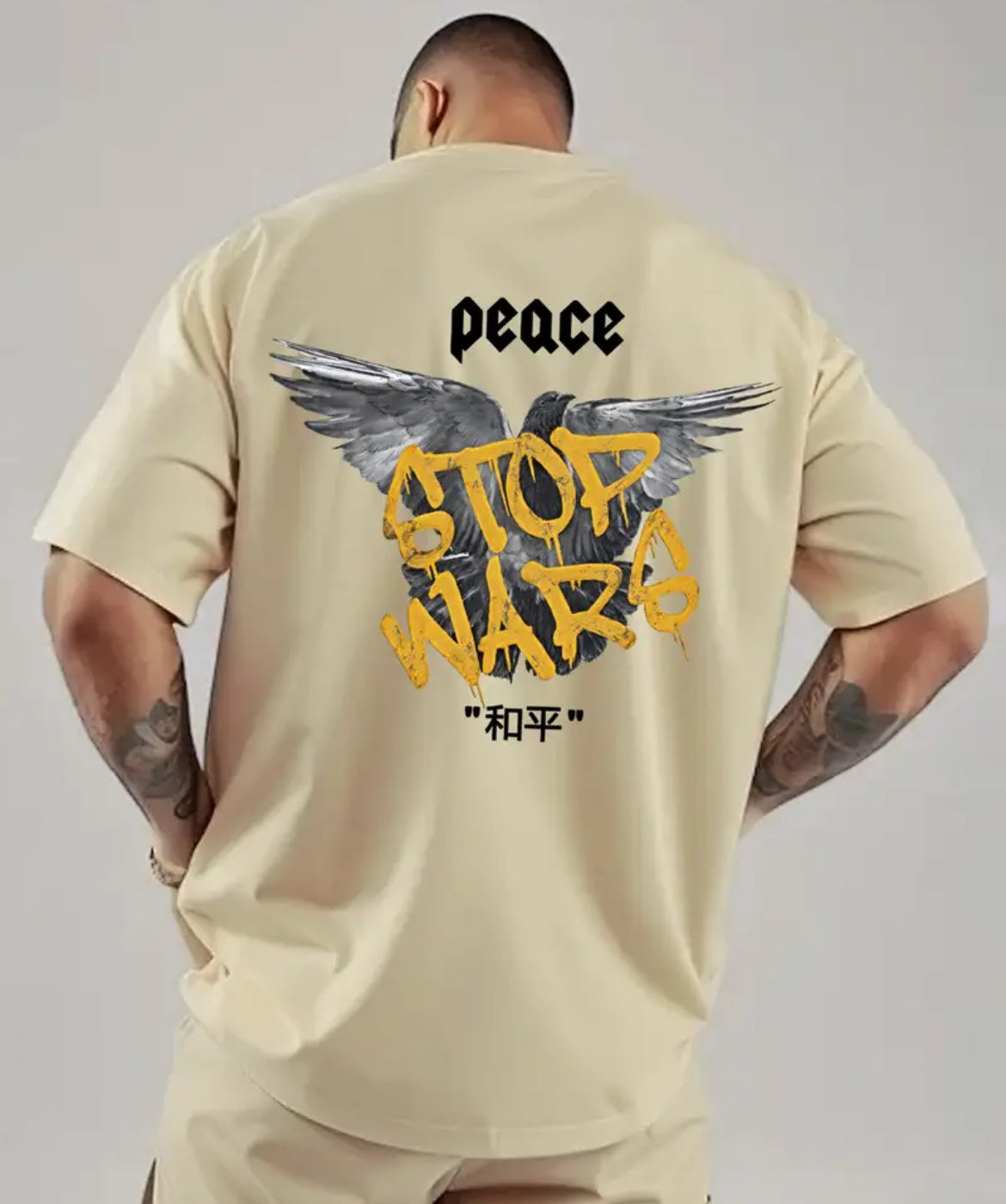 Short Sleeve T-Shirt “ PEACE STOP WARS “