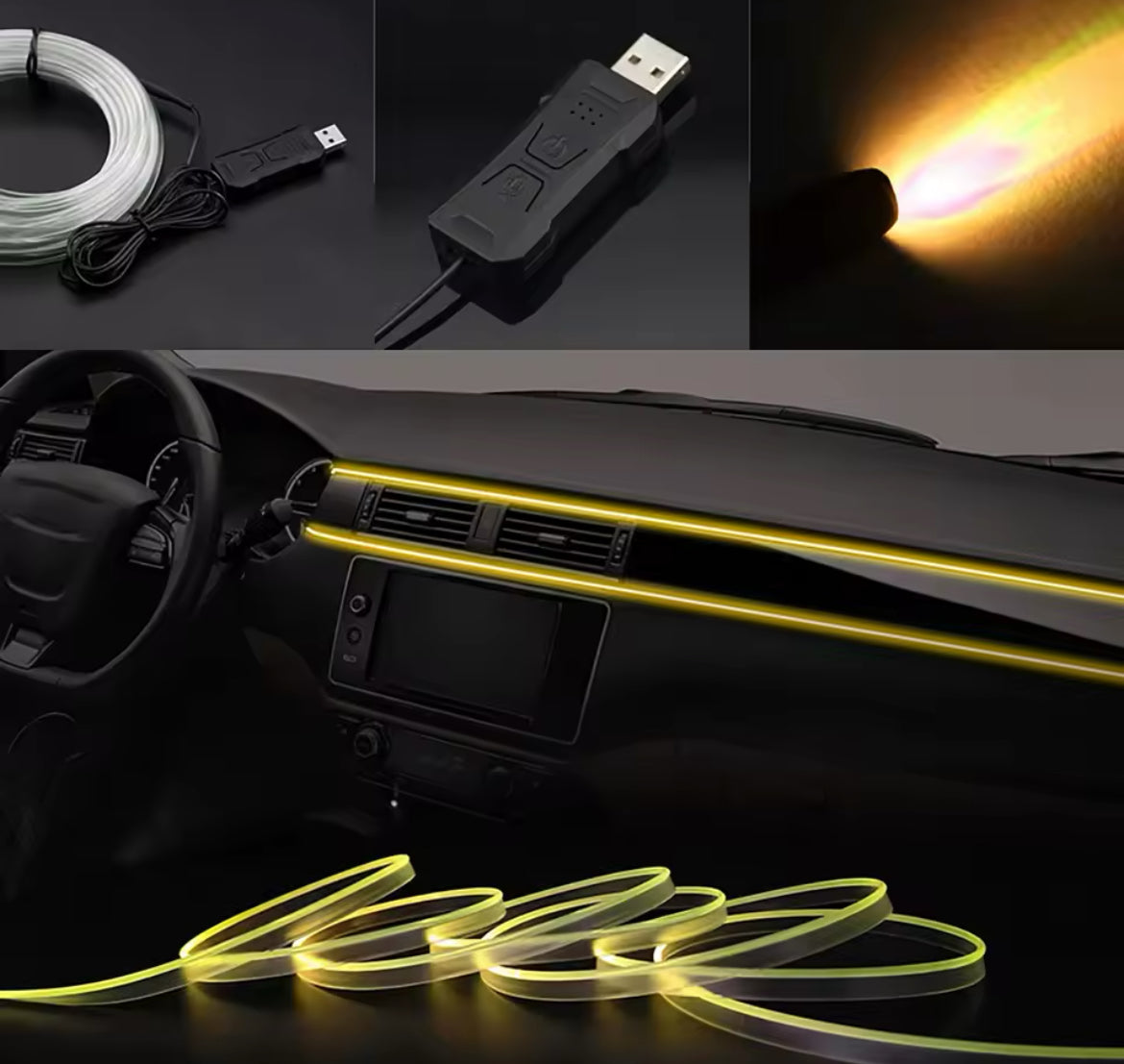 Car Interior Ambient LED Light Strip
