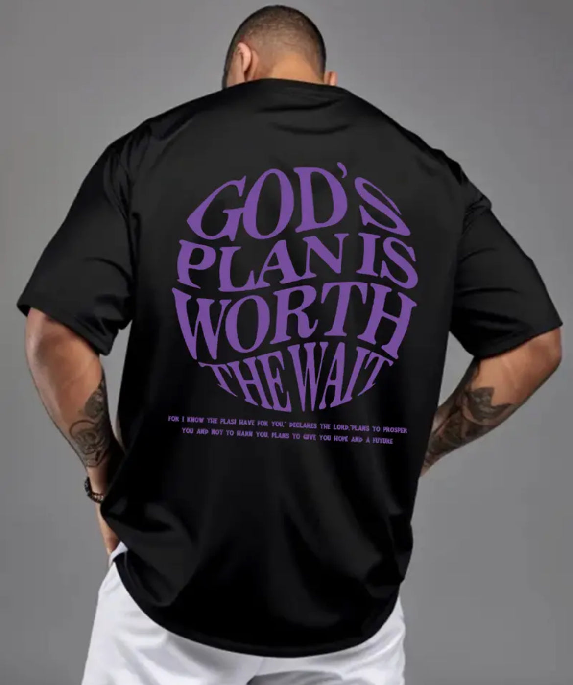 Men's Inspirational "God's Plan is Worth the Wait"
