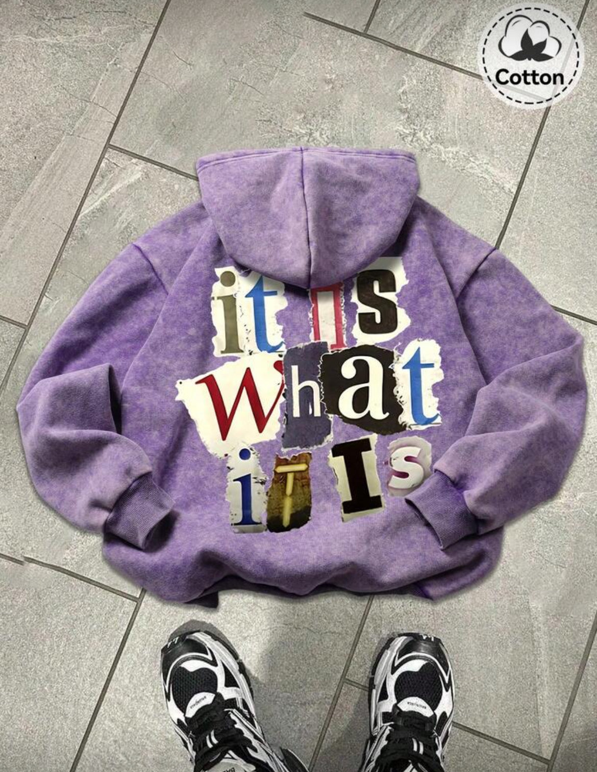 Autumn & Winter “It Is What It Is” Men Women Hooded Sweatshirt