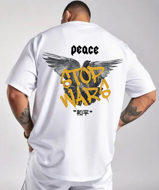 Short Sleeve T-Shirt “ PEACE STOP WARS “