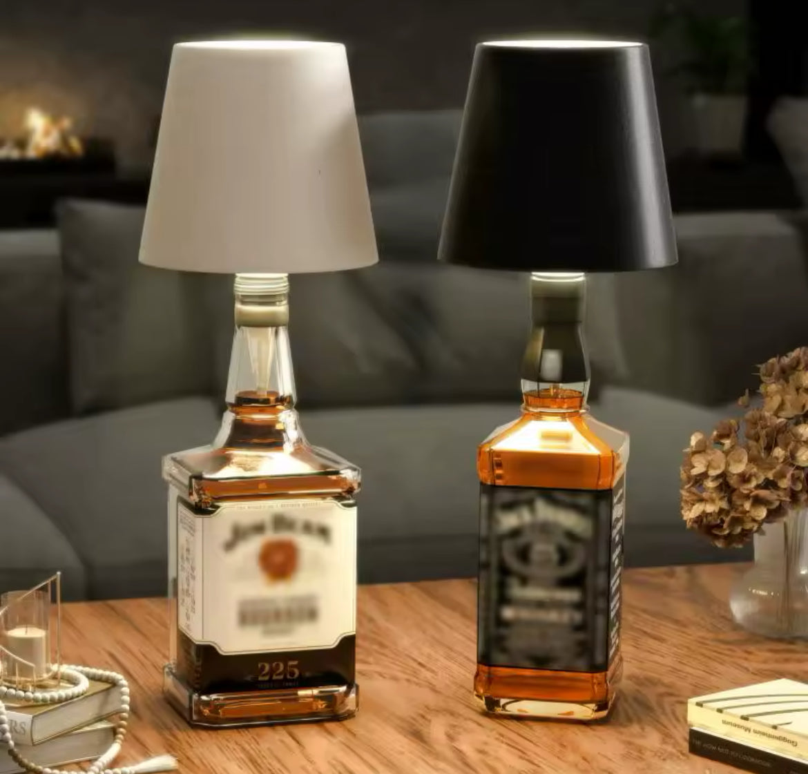 Wine Bottle LED Wireless Table Lamp