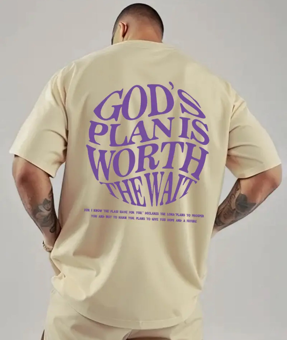 Men's Inspirational "God's Plan is Worth the Wait"