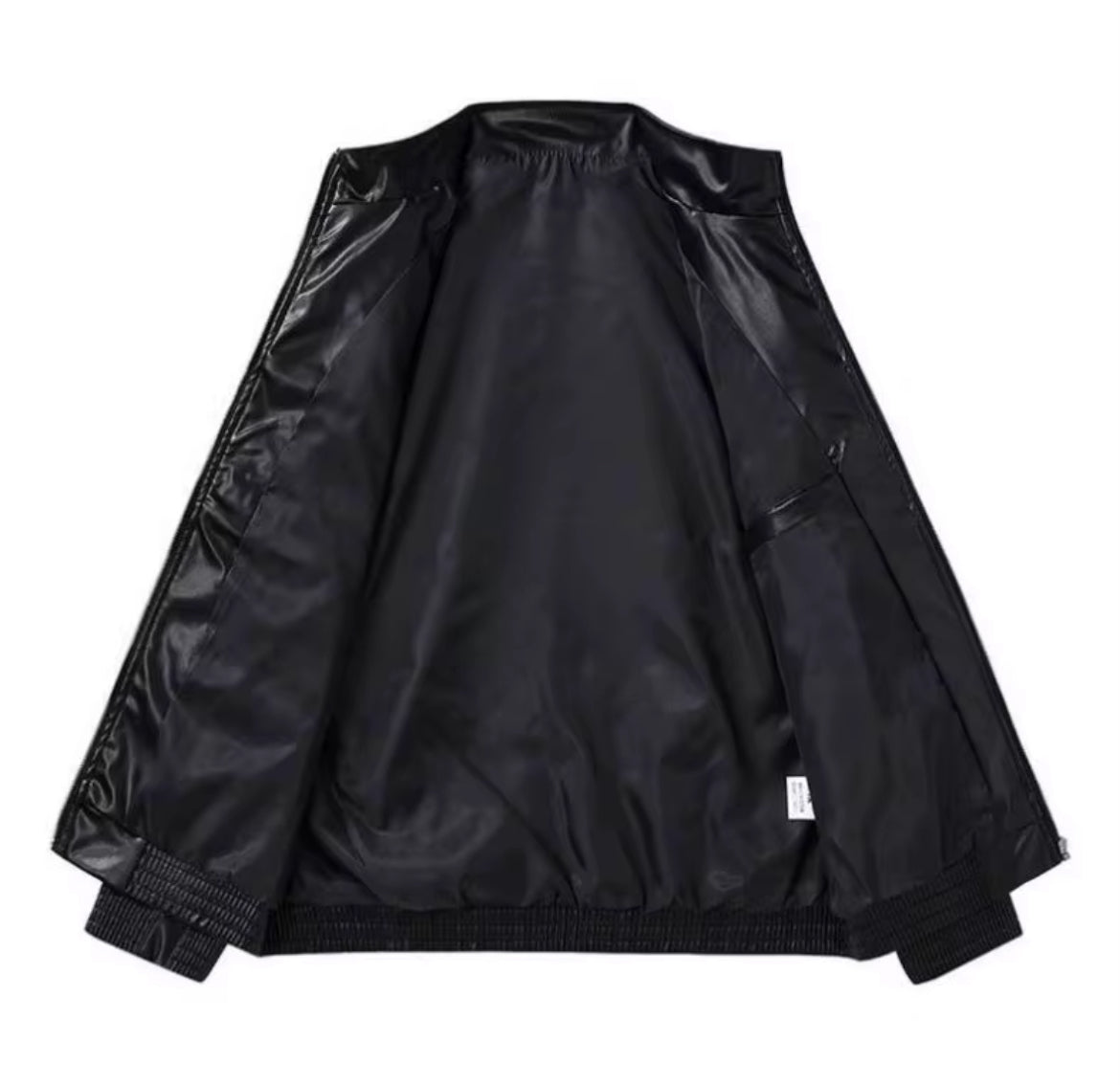 F1 Men's Women's Winter Racing Jacket Thin Leather Zipper