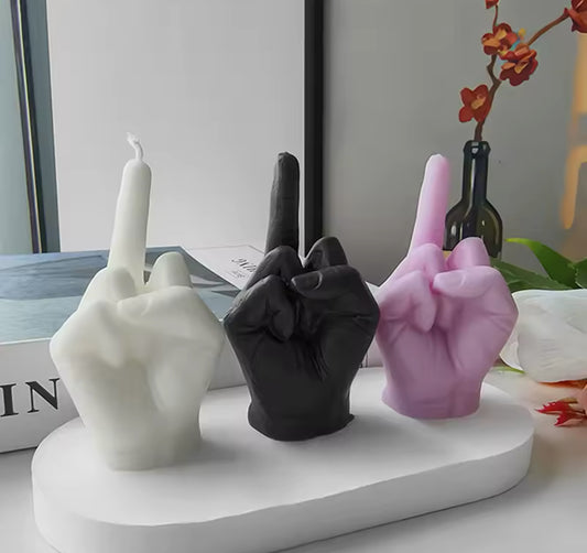 Universal Creative Candles Middle Finger Shaped.