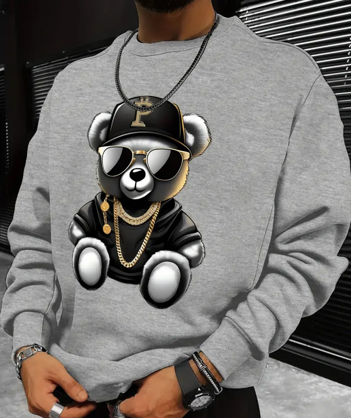 Men’s Thermal Long Sleeve Sweatshirt