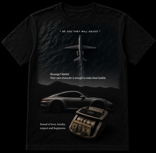 Midnight Ambition – Luxury Lifestyle Black T-Shirt